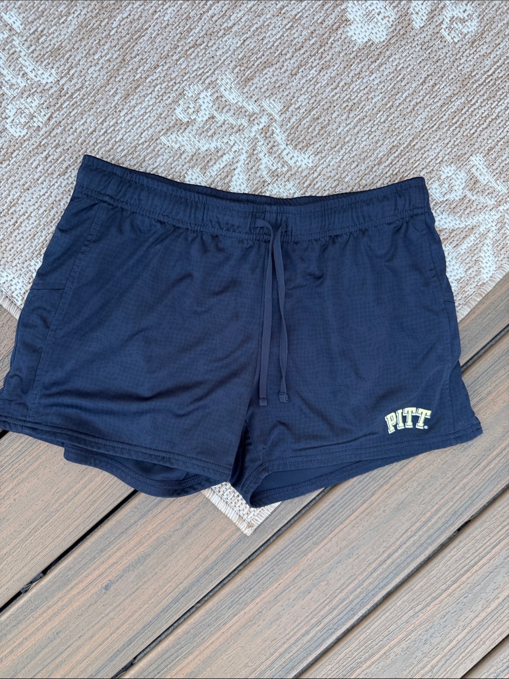 Navy Women's Athletic Pitt Shorts